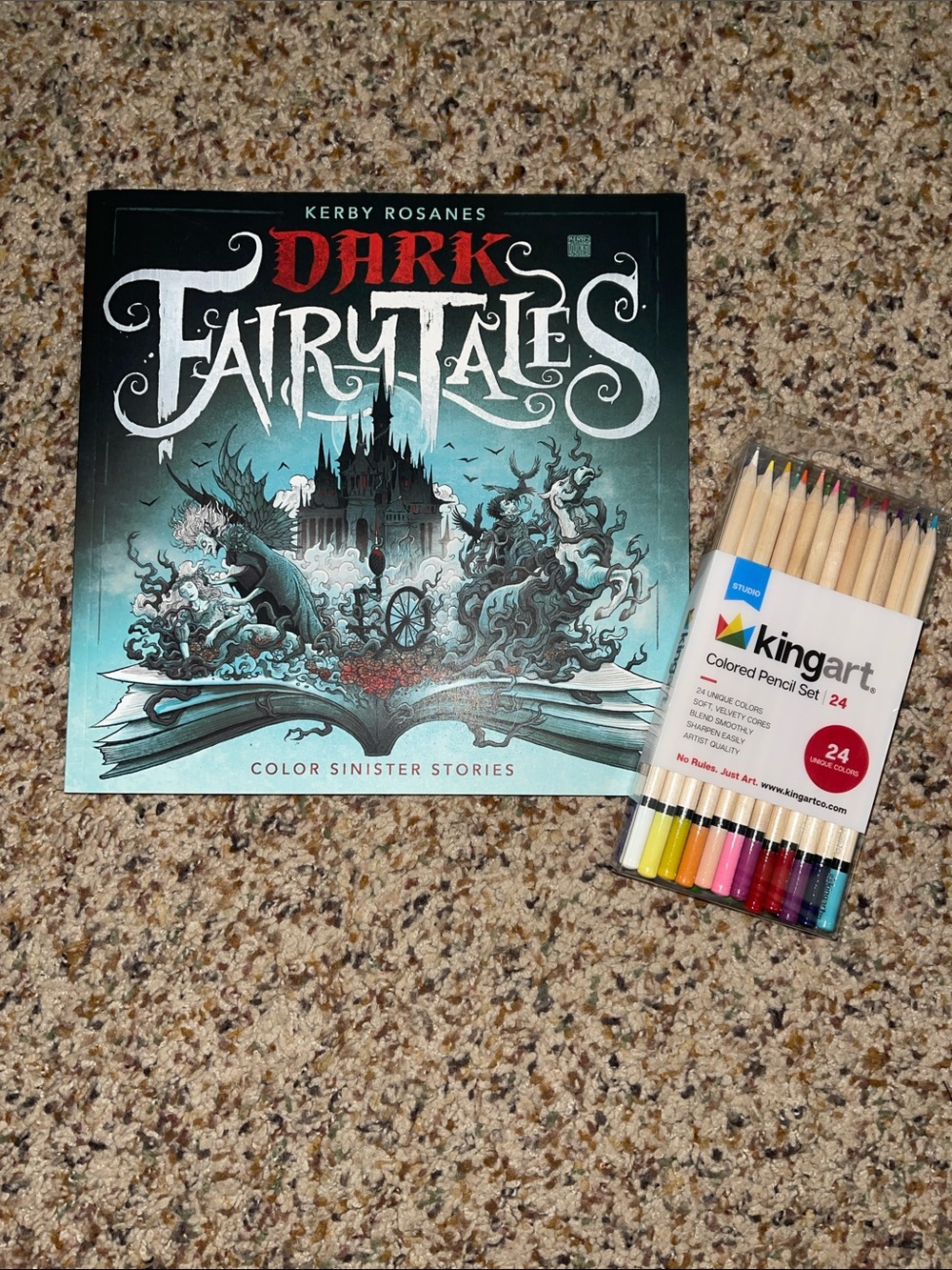 Coloring Book & Pencils
